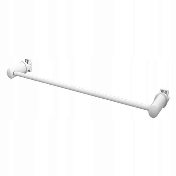 Reling držák 375 Terma jednoduchý věšák Linear Bílý