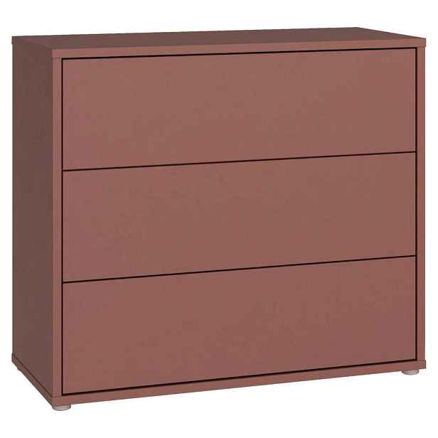 Carryhome KOMODA, terracotta, 95/83/42 cm