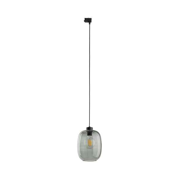 Závěsná kolejnicová lampa Zwis Černá E27 Nastavitelná výška 20 cm Tk Lighting
