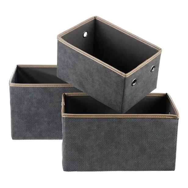 Autronic Sada látkový skládacích boxů DT3006 GREY