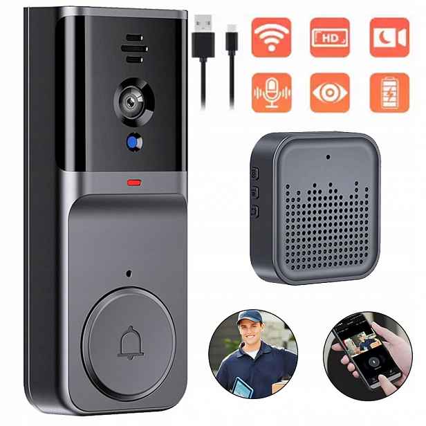 Bezdrátový Videotelefon, Inteligentní Videozvonek, Noční Vidění, Wifi
