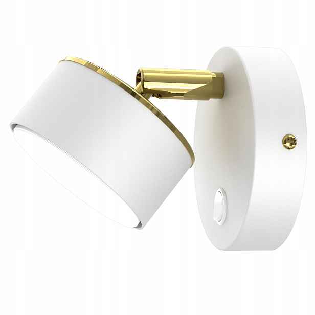 Nástěnná Lampa Stropní Svítidlo Stropní Reflektor Bílá Zlatá GX53 Polská Led Lampa