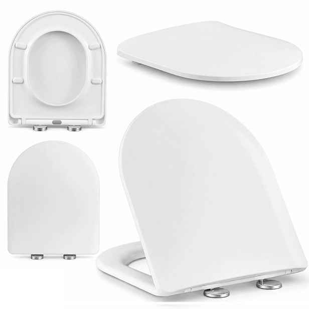 Sedací deska Wc s pomalým sklápěním Univerzální Duroplast Tvrdá Silná