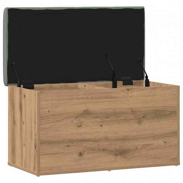 vidaXL Úložná lavice Artisan Dub 82 x 42 x 45 cm Konstrukce dřeva
