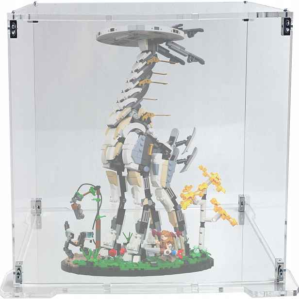 Vitrína s podstavcem pro stavebnici Lego 76989 Horizon Forbidden West: Žirafa