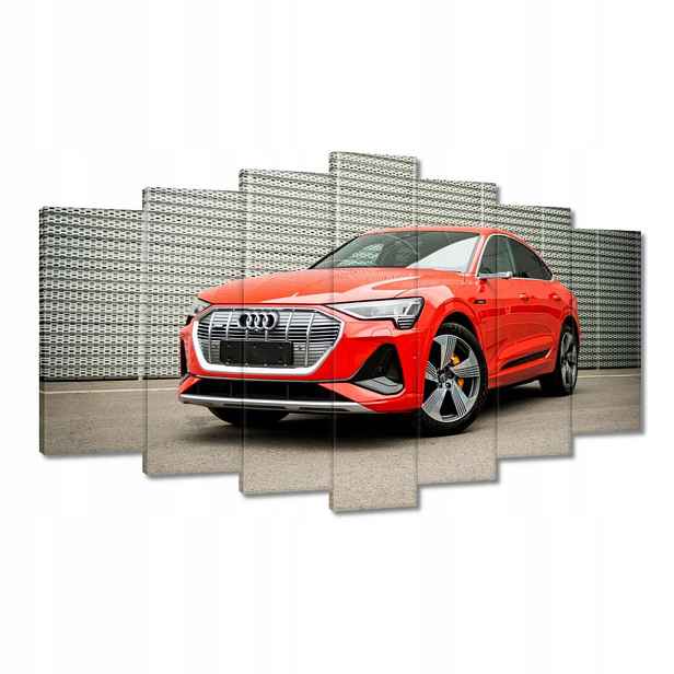 Obrazy 140x80 Červené Audi e-tron