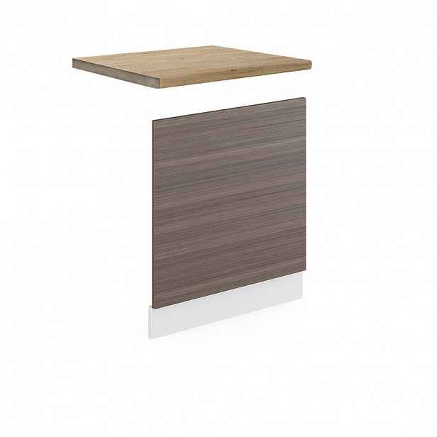Vicco PŘEDNÍ PANEL R-Line Ušlechtilá šedá 60 cm , PD Dub