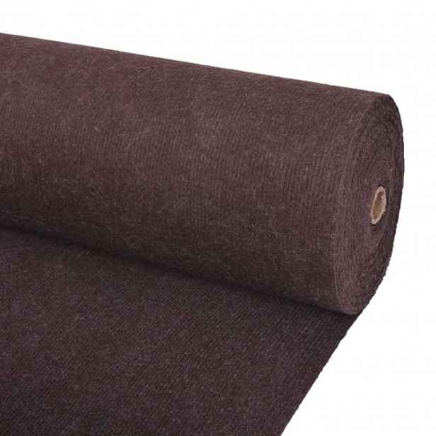 vidaXL Koberec Hnědá 1,2 x 20 m Polyester