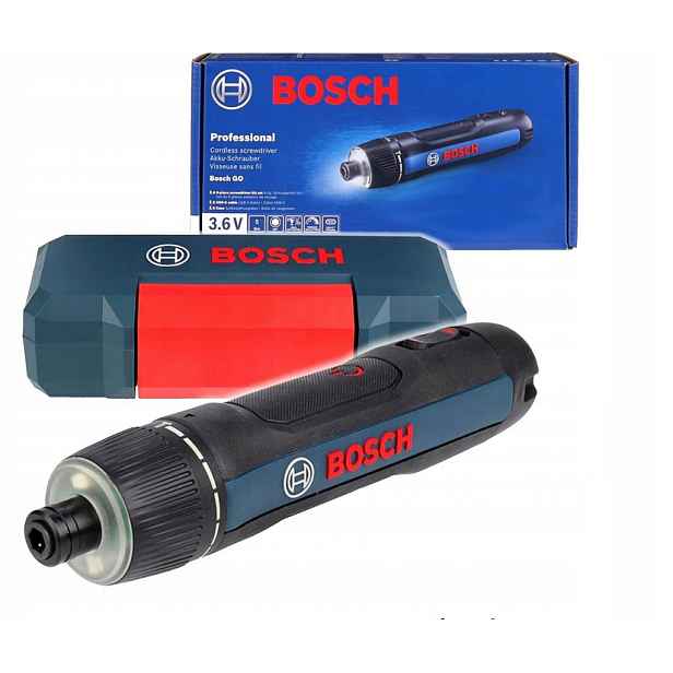 Aku Šroubovák Bosch Go 3 Prof. 3,6 V Kufr Bit oboustranný