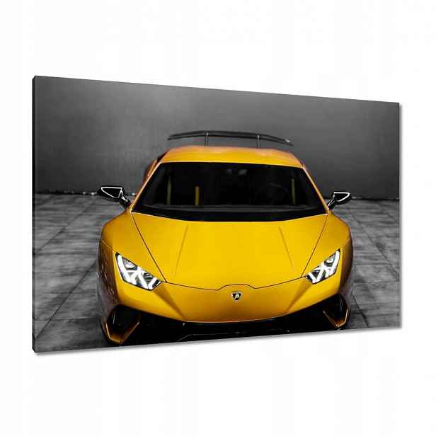 Obrazy 120x80 Žlutý auto Fura