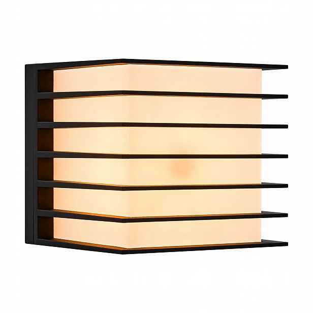 Nástěnná nástěnná lampa E27 IP44 Fluctus Černá Nordlux 12 cm