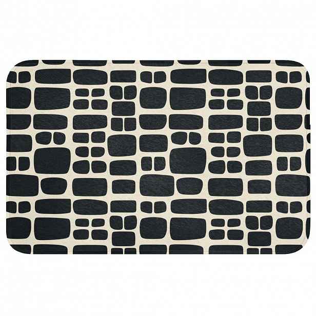 OnlyWow WC PŘEDLOŽKA Moderní - organické - černé 80x50 cm
