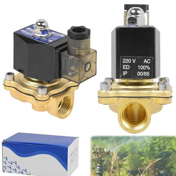 220V Elektromagnetický ventil 1/2" 0-10 Nc normálně uzavřený ventil