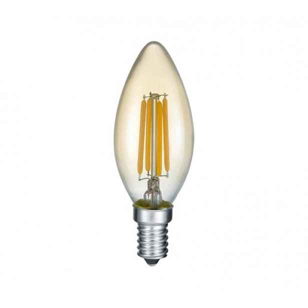 LED žárovka Trio Kerze hnědá 989-4790