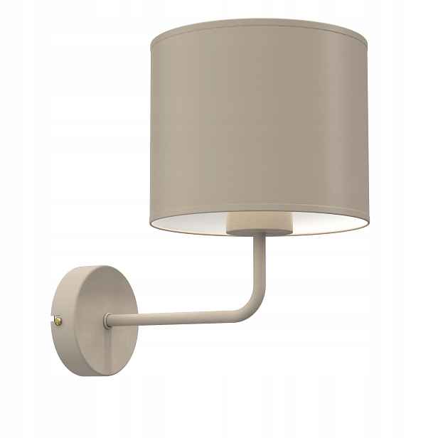 Luminex nástěnné svítidlo Arden béžové minimalistické 1xE27 15W IP20 ocel