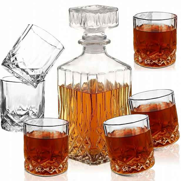 6 X Sklenice Na Whisky Na Nápoje Sada Sklenic Jako Dárek
