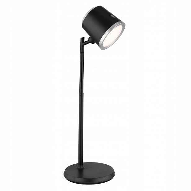 Černá stolní lampa Meeya s teplým leskem do pracovny Globo