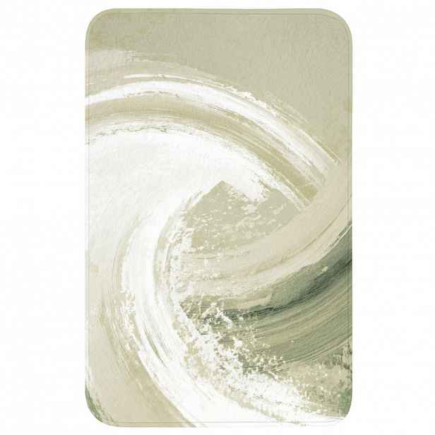 OnlyWow WC PŘEDLOŽKA Abstraktní - Tahy štětcem - Vlny - Zelená 50x80 cm