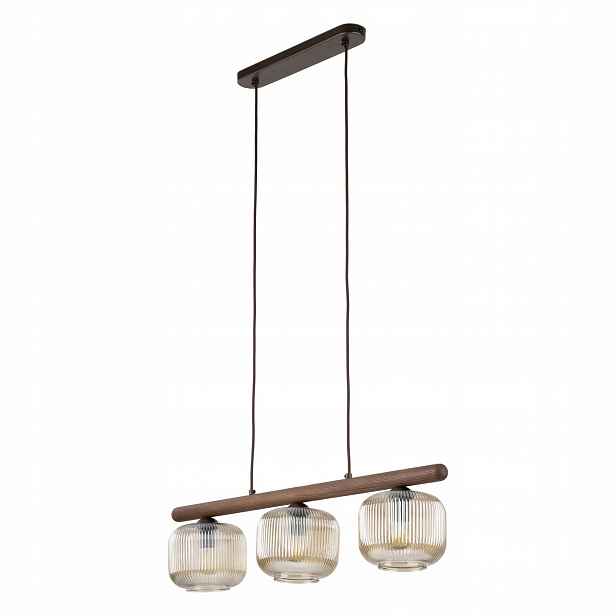 Lustr Závěsné Stropní Svítidlo Salvia Hnědá 3xE14 Kabinet Tk Lighting