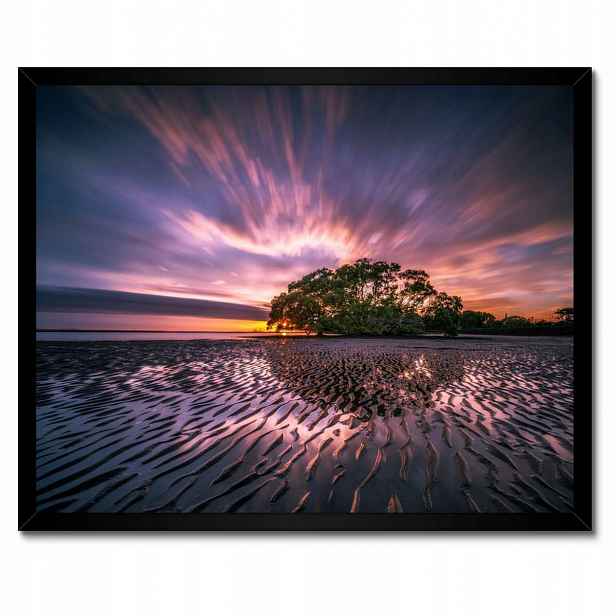 Plakáty v rámu 50x40 Krásná fialová krajina