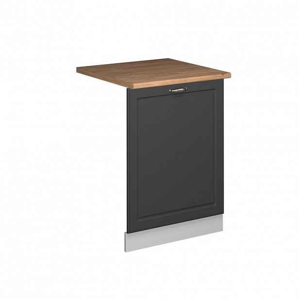 Vicco ČELNÍ PANEL MYČKY Fame-Line Antracitově zlatý 60 cm , PD Dub