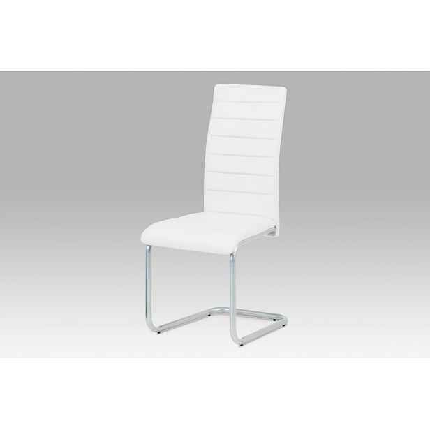 Jídelní židle, bílá/šedý lak