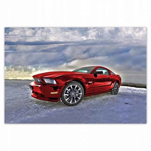 Plakáty 200x135 Červený Ford Mustang