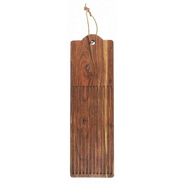 IB Laursen Dřevěné prkénko s drážkami OILED ACACIA WOOD 48x15cm