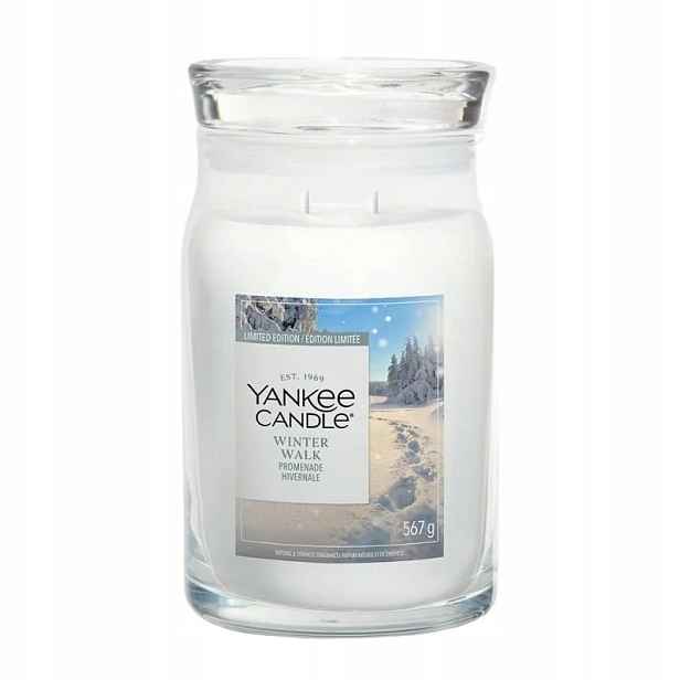 Velká svíčka Signature Winter Walk Yankee Candle