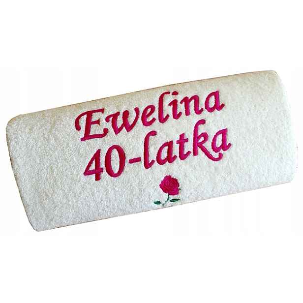 Dárek k 40. Narozeninám a čtyřicítce pro muže ženy – Ručník S Výšivkou