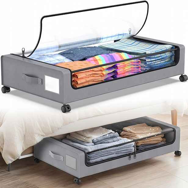 Organizér Pouzdro Na Povlečení Odolné Oblečení Pod Postel X2