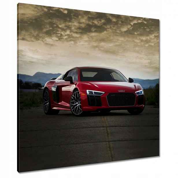 Obrazy 80x80 Červené Audi Auto