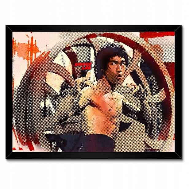 Plakáty v rámu 40x30 Bruce Lee KungFu