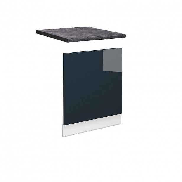Vicco PŘEDNÍ PANEL Fame-Line Tmavě modrá s vysokým leskem 60 cm , PD Antracit