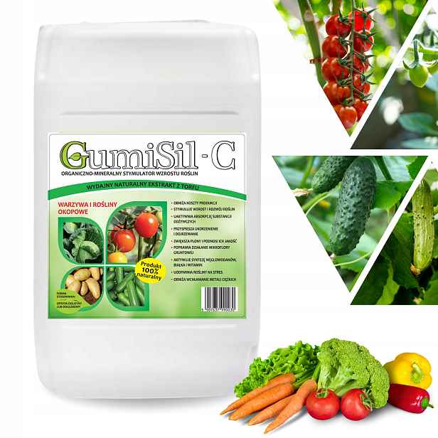 GumiSil-C 20L Biostimulátor Zeleninové plodiny| Silný kořen Zakořeňovač