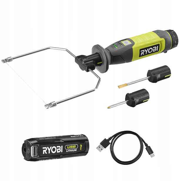 Ryobi Nůž Akumulátor 2Ah nabíjecí kabel