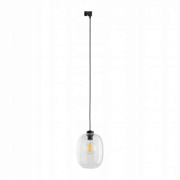 Spotová závěsná lampa Moderní 1-fázová černá Sklo Tk Lighting