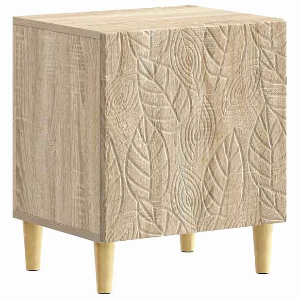 vidaXL Noční stolek Dub sonoma 43 x 34,5 x 50 cm Kompozitní dřevo