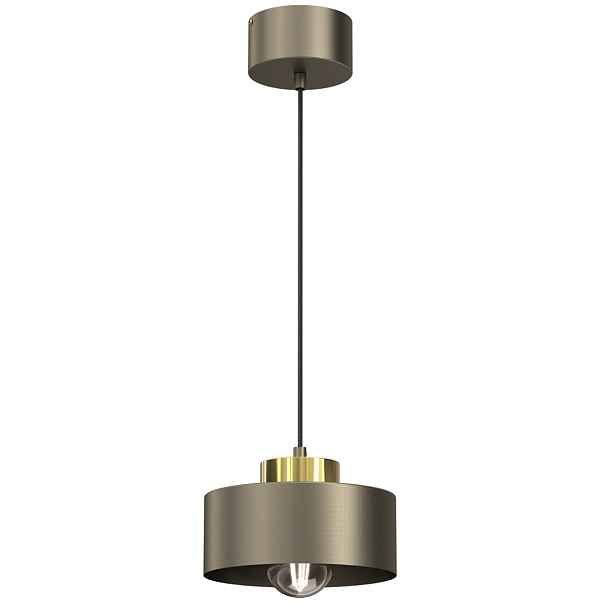 Závěsná lampa zlatá kulatá 20 cm do jídelny nad stůl a ostrov Luminex