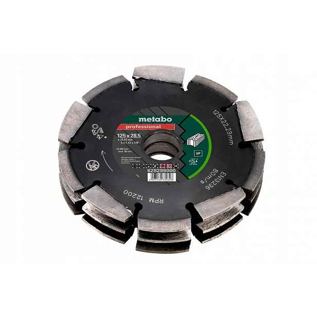 Diamantový Kotouč Segmentový Kotouč Pro Brázdičku 125 MM 628299000 Metabo