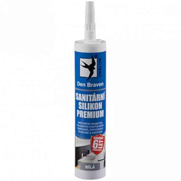 Silikon sanitární Den Braven Premium 280 ml transparentní