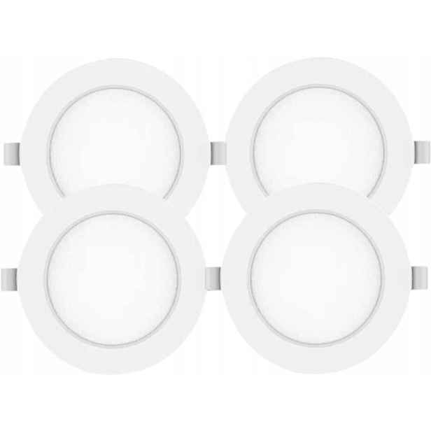 4x Led zapuštěný panel 12W Objímka 3000K na závěsný strop pro M-System
