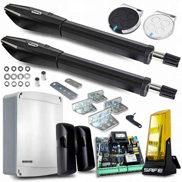 Set Pohon pro Dvoukřídlovou bránu 9 m 800 Lampa automatické koncovky ovladače