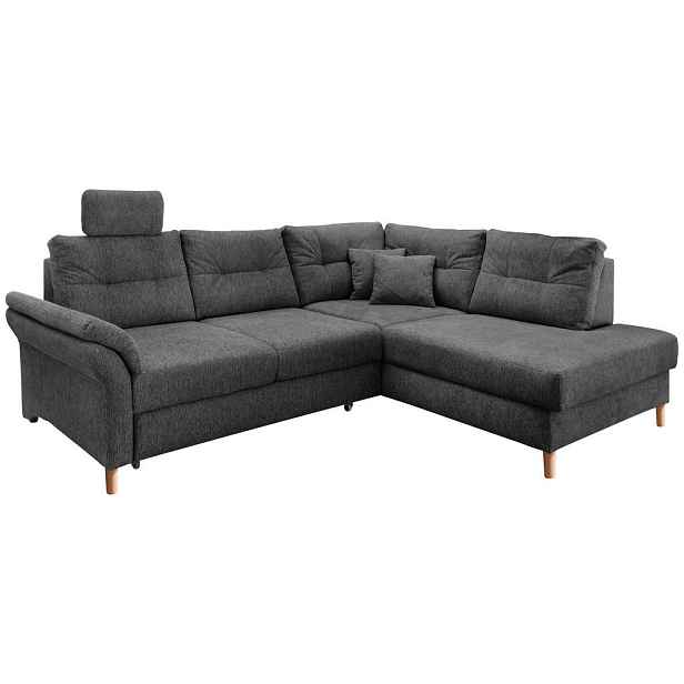Livetastic ROHOVÁ SEDAČKA, textil, antracitová