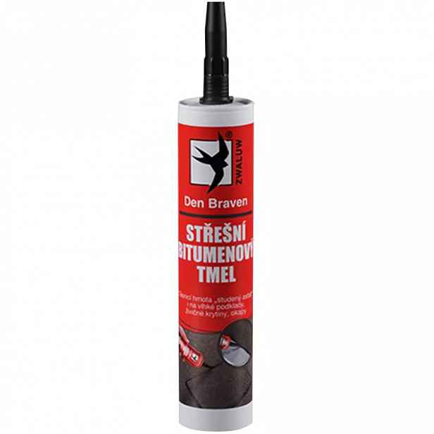 Střešní bitumenový tmel Den Braven 310 ml barva černá