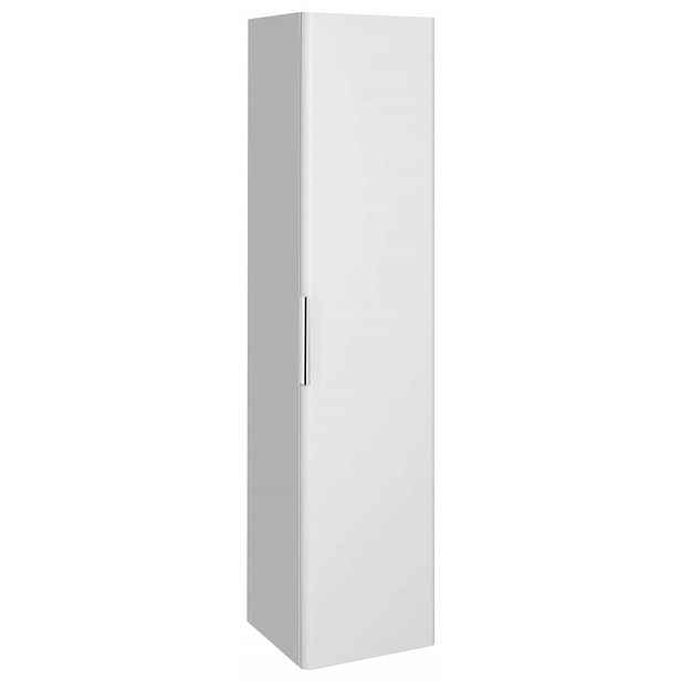 Aqualine Deneb - Vysoká skříňka 150x35x31 cm, 1 dvířka L/P, matná bílá DN180