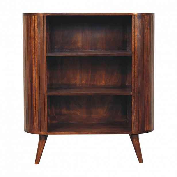 Artisan Furniture SKŘÍŇ s povrchem Samt-Mokka, 2 vnitřní police, 2 dvířka, tmavě hnědá.