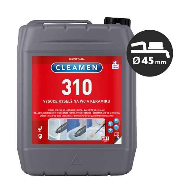 CLEAMEN 310 vysoce kyselý na WC a keramiku 5l