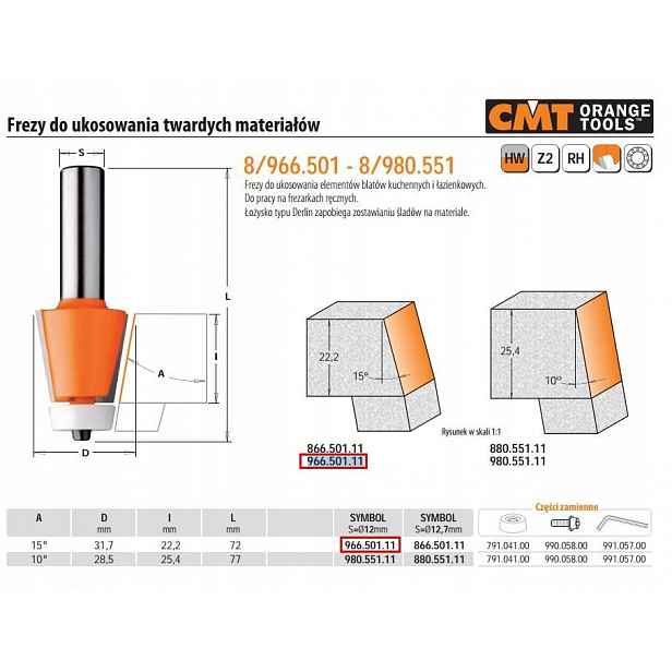 Cmt 966.501.11 A=15 D=31,7 I=22,2 S=12