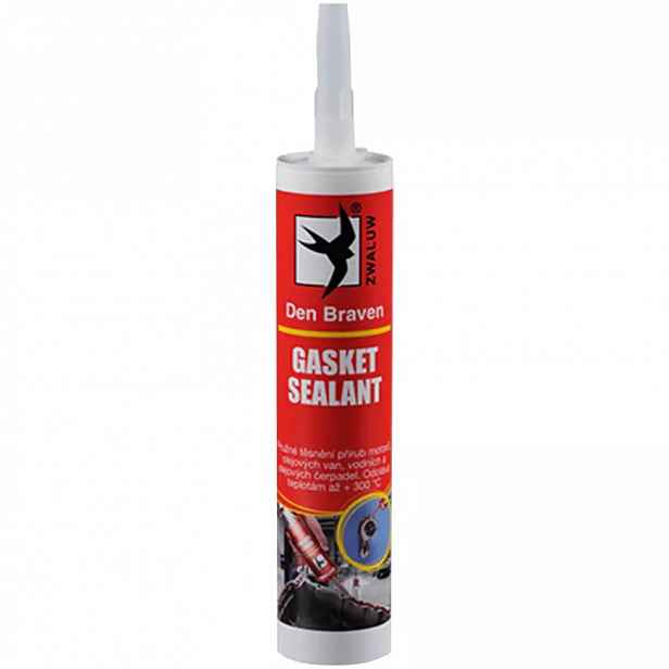 Jednosložkový acetátový silikonový tmel Den Braven Gasket sealant červený 80 ml